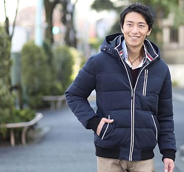 Amazon | [MENZ-STYLE] ネイビージャケット マネキン買い メンズ